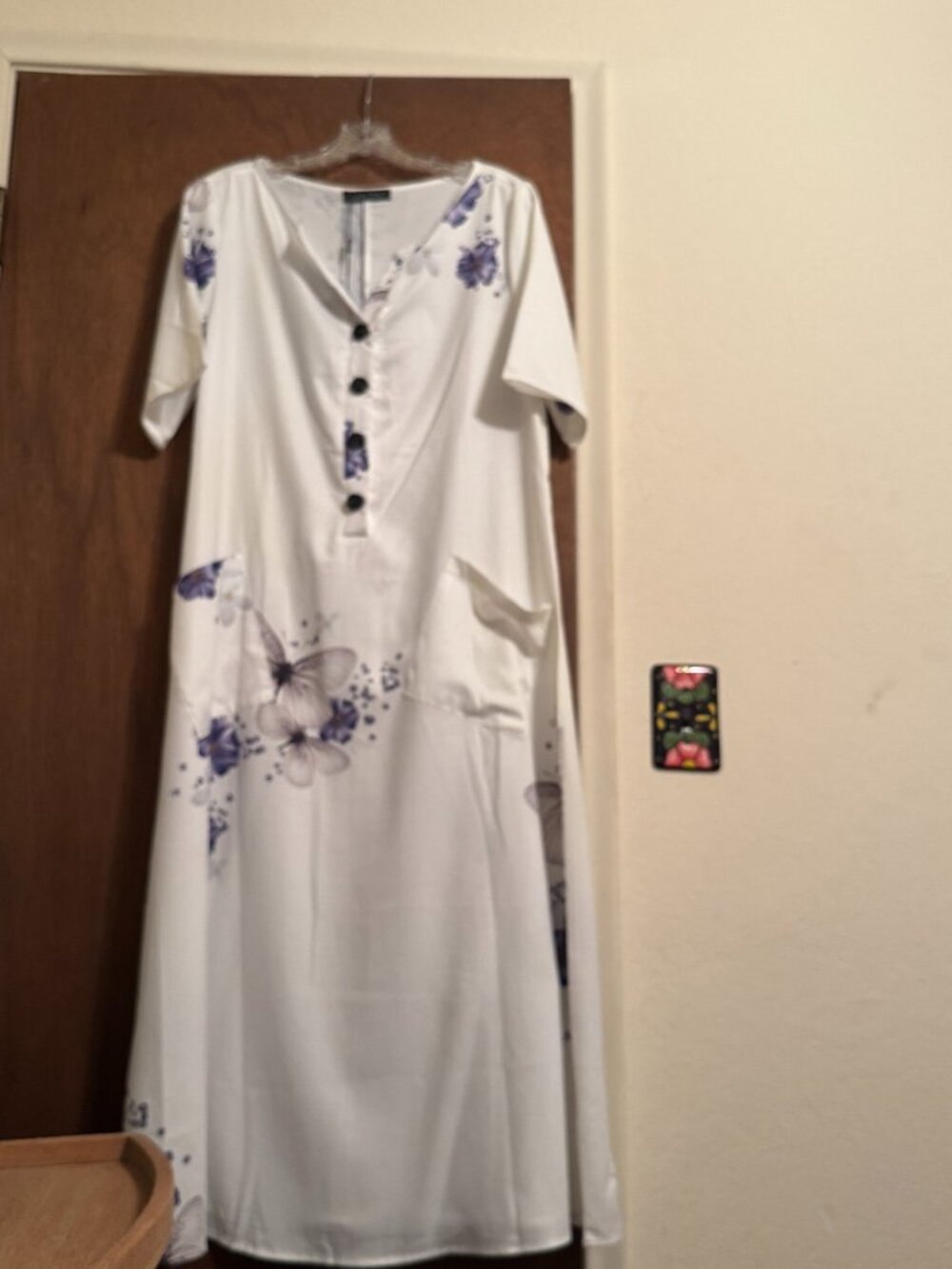 Women’s Butterfly Print Midi Dress | NWT | Size M